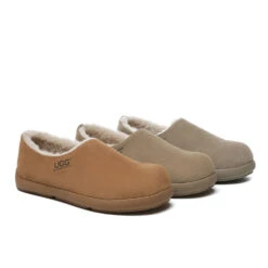 Sheepskin Wool Ankle Slippers Brett