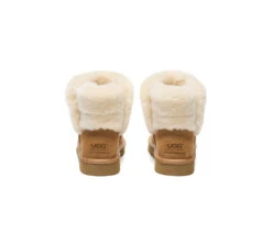 UGG Boots Sheepskin Wool Shearling Lined Ankle Mini Oatha -Shoe Store GL7A8746