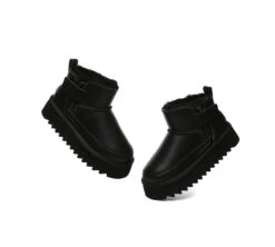 UGG Boots Sheepskin Wool Zipper Ankle Platform Arya -Shoe Store GL7A8807