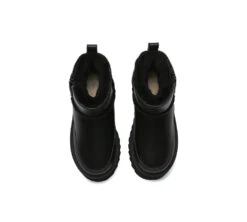 UGG Boots Sheepskin Wool Zipper Ankle Platform Arya -Shoe Store GL7A8810