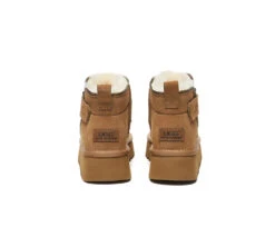 UGG Boots Sheepskin Wool Zipper Ankle Platform Arya -Shoe Store GL7A8827