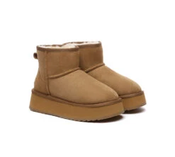 UGG Boots Sheepskin Wool Ankle Platform Thick Bottom Mini Classic 24 UGG Boots Sheepskin Wool Ankle Platform Thick Bottom Mini Classic -Shoe Store GL7A9645