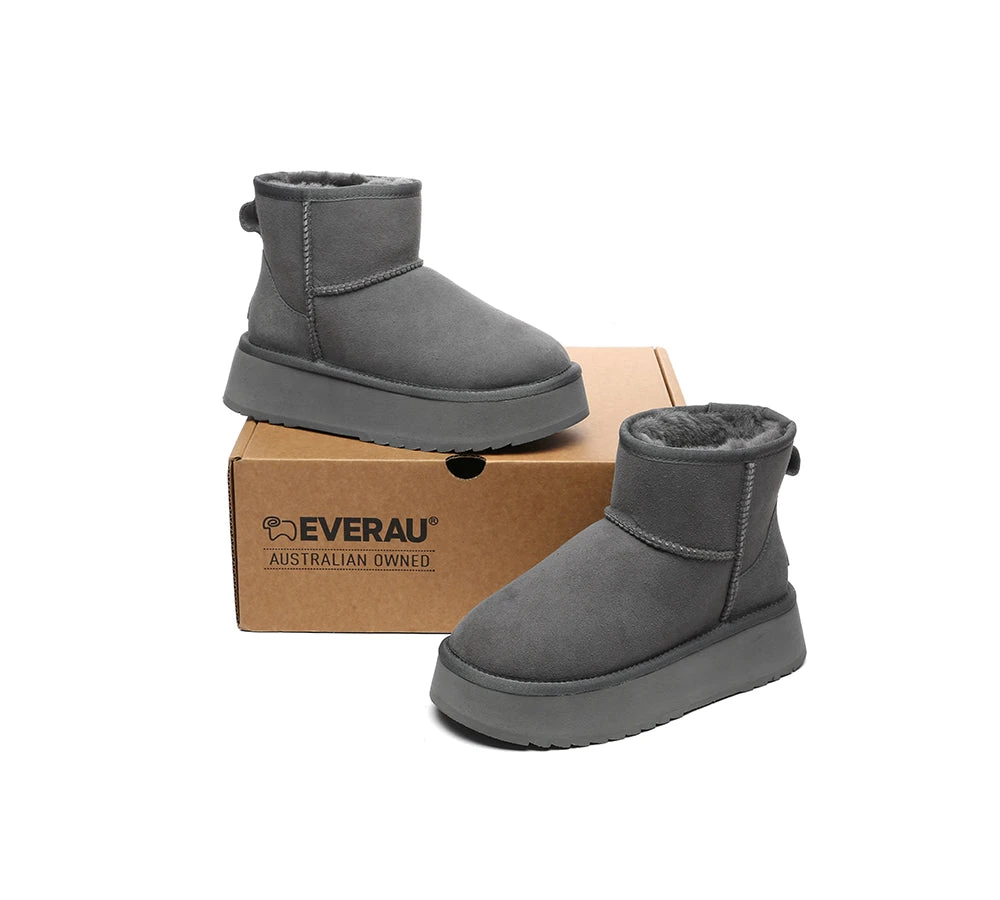 UGG Boots Sheepskin Wool Ankle Platform Thick Bottom Mini Classic 13 UGG Boots Sheepskin Wool Ankle Platform Thick Bottom Mini Classic - Image 11