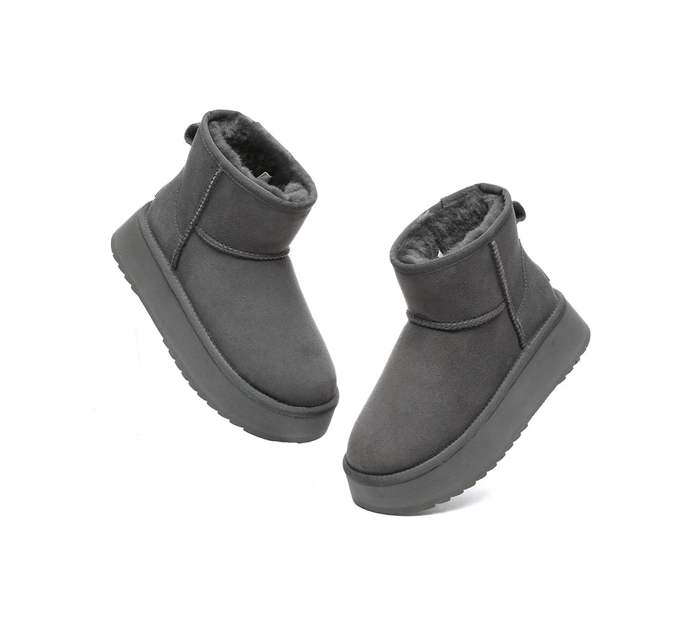 UGG Boots Sheepskin Wool Ankle Platform Thick Bottom Mini Classic 14 UGG Boots Sheepskin Wool Ankle Platform Thick Bottom Mini Classic - Image 12