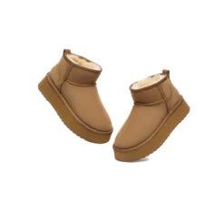 UGG Boots Sheepskin Wool Ankle Ultra Mini Platform Ankle Boots 27 UGG Boots Sheepskin Wool Ankle Ultra Mini Platform Ankle Boots -Shoe Store GL7A9768