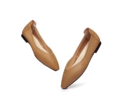 Women Leather Pointed Toe Ballet Flats Everly 34 Women Leather Pointed Toe Ballet Flats Everly -Shoe Store IMG 2001