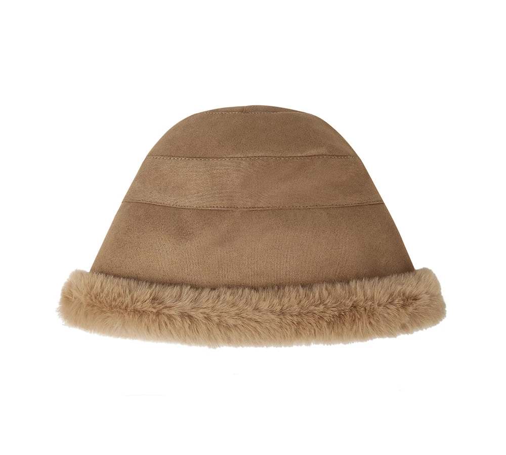 EVERAU® Suede Fluffy Warm Bucket Hat 4 EVERAU® Suede Fluffy Warm Bucket Hat - Image 2