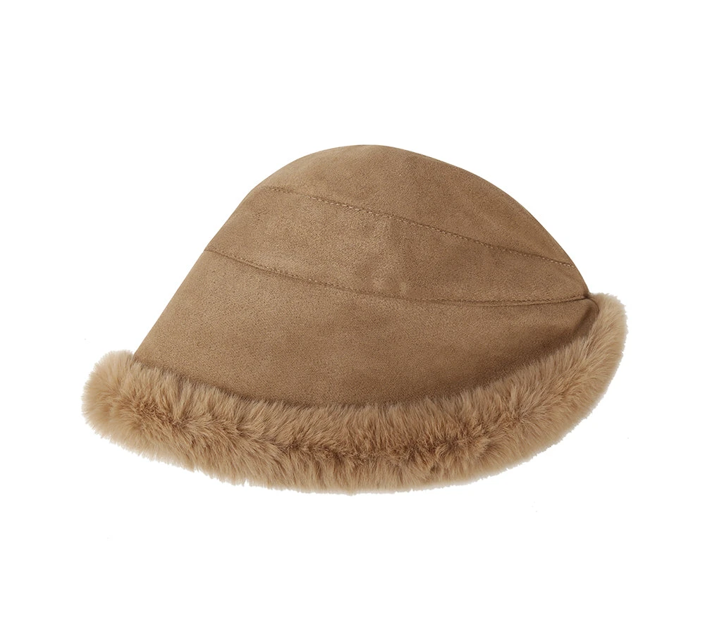 EVERAU® Suede Fluffy Warm Bucket Hat 9 EVERAU® Suede Fluffy Warm Bucket Hat - Image 7