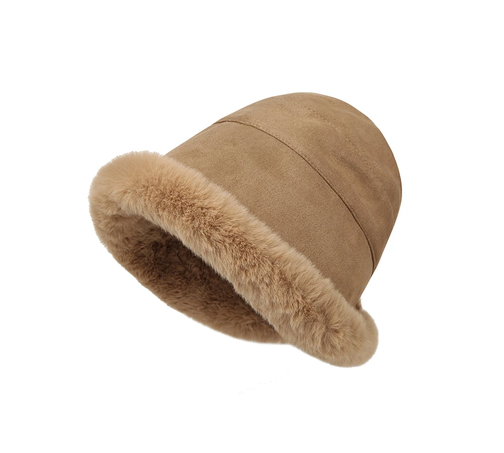 EVERAU® Suede Fluffy Warm Bucket Hat 5 EVERAU® Suede Fluffy Warm Bucket Hat - Image 3