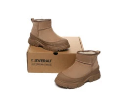 UGG Boots Sheepskin Wool Ankle Chunky Platform Mouni 25 UGG Boots Sheepskin Wool Ankle Chunky Platform Mouni -Shoe Store PF0A0387