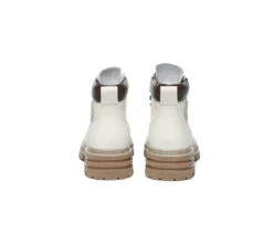 Women Leather Lace Up Chunky Boots Stephanie -Shoe Store PF0A0419