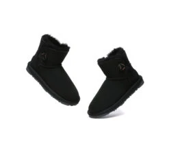 UGG Boots Double Faced Sheepskin Wool Ankle Mini Button Boots 25 UGG Boots Double Faced Sheepskin Wool Ankle Mini Button Boots -Shoe Store PF0A0434