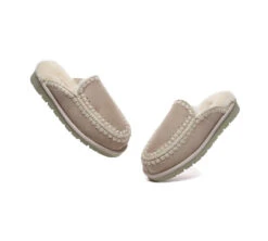 UGG Slippers Women Sheepskin Wool Knitted Ankle Slippers Sophia 31 UGG Slippers Women Sheepskin Wool Knitted Ankle Slippers Sophia -Shoe Store PF0A0777