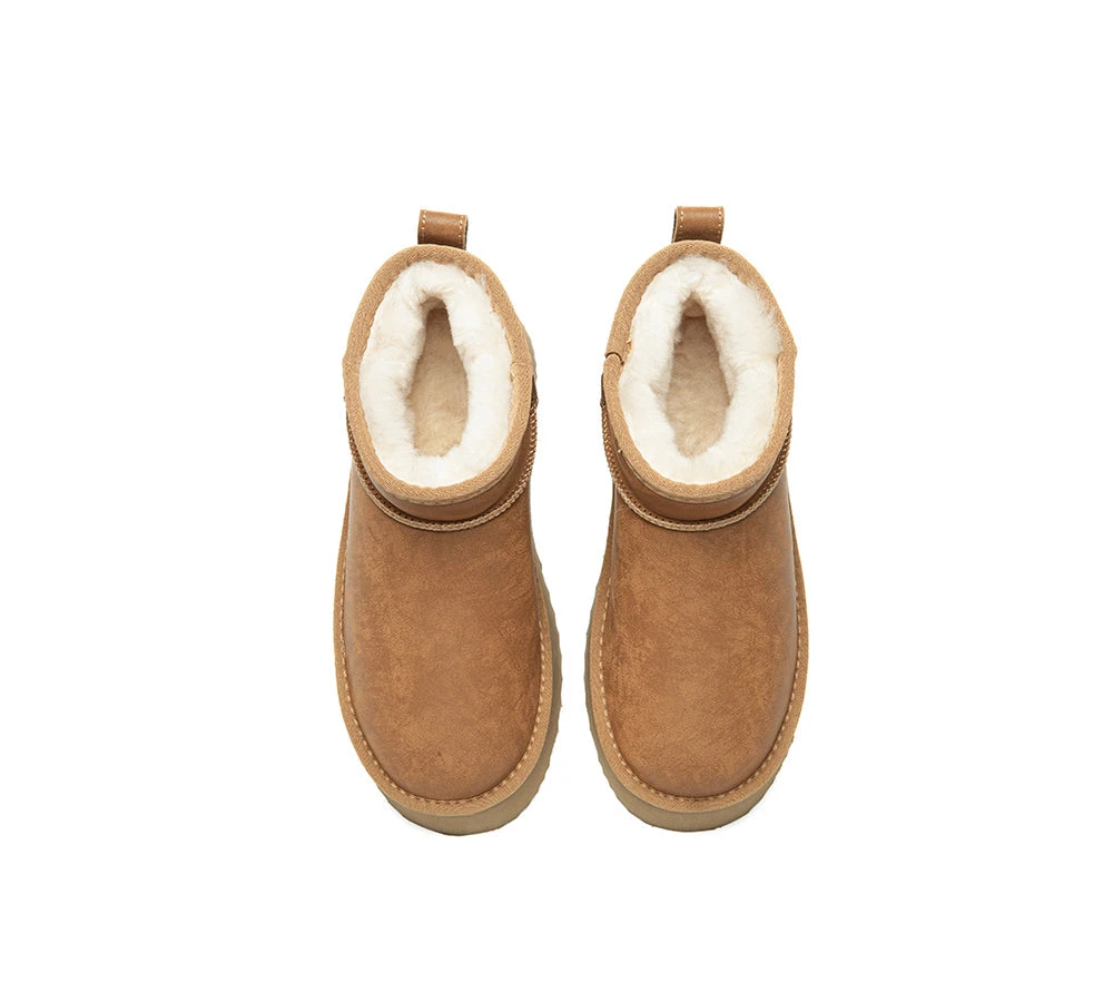 UGG EVERAU Boots Women Sheepskin Wool Ankle Platform Romi 9 UGG EVERAU Boots Women Sheepskin Wool Ankle Platform Romi - Image 7