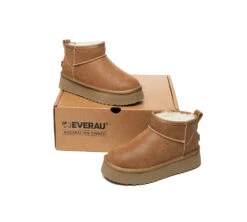 UGG EVERAU Boots Women Sheepskin Wool Ankle Platform Romi 26 UGG EVERAU Boots Women Sheepskin Wool Ankle Platform Romi -Shoe Store PF0A0899