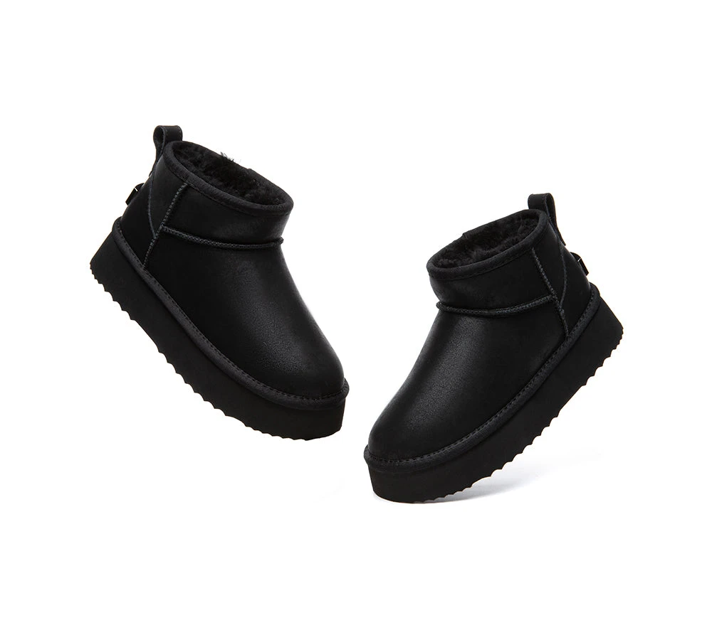 UGG EVERAU Boots Women Sheepskin Wool Ankle Platform Romi 20 UGG EVERAU Boots Women Sheepskin Wool Ankle Platform Romi - Image 18