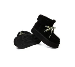 UGG Boots Women Sheepskin Wool Lace Up Ankle Platform Honour 37 UGG Boots Women Sheepskin Wool Lace Up Ankle Platform Honour -Shoe Store PF0A1402