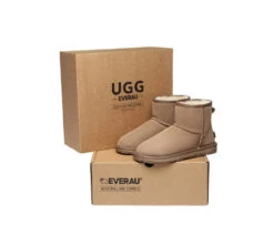 UGG Boots Double Faced Sheepskin Wool Ankle Mini Classic Boots 25 UGG Boots Double Faced Sheepskin Wool Ankle Mini Classic Boots -Shoe Store PF0A1883