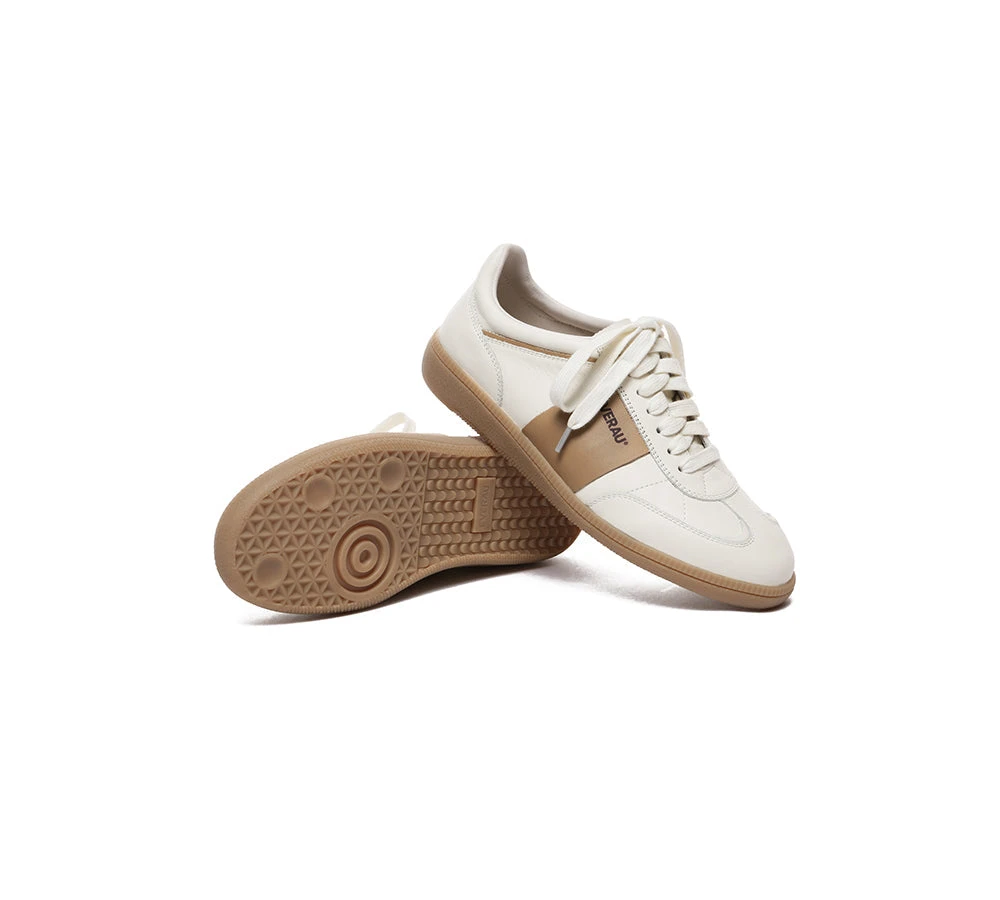 Women Leather Casual Sneakers Edie 6 Women Leather Casual Sneakers Edie - Image 4