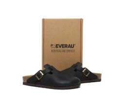 Unisex Leather Adjustable Buckled Straps Slip-on Flat Sandal Slides Brooklyn 38 Unisex Leather Adjustable Buckled Straps Slip-on Flat Sandal Slides Brooklyn -Shoe Store PF0A2921 b3628135 805f 459f 90fa 9b2ee8120e94