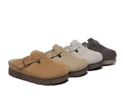 Shoe Store 49 Adjustable Buckled Straps Slip-on Platform Sandal Slides Brooklyn