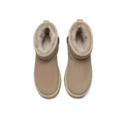 UGG Boots Sheepskin Wool Ultra Mini Ankle Platform Rommie -Shoe Store PF0A5285