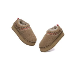 UGG Slippers Sheepskin Wool Plush Ankle Platform Madge -Shoe Store PF0A5341