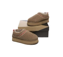 UGG Slippers Sheepskin Wool Plush Ankle Platform Madge -Shoe Store PF0A5343