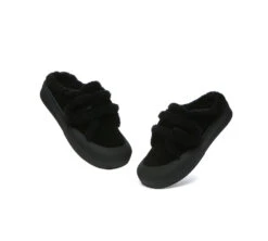 UGG Slippers Women Sheepskin Wool Adjustable Strap Shearling Lined Stacia -Shoe Store PF0A6320