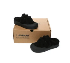 UGG Slippers Women Sheepskin Wool Adjustable Strap Shearling Lined Stacia -Shoe Store PF0A6322