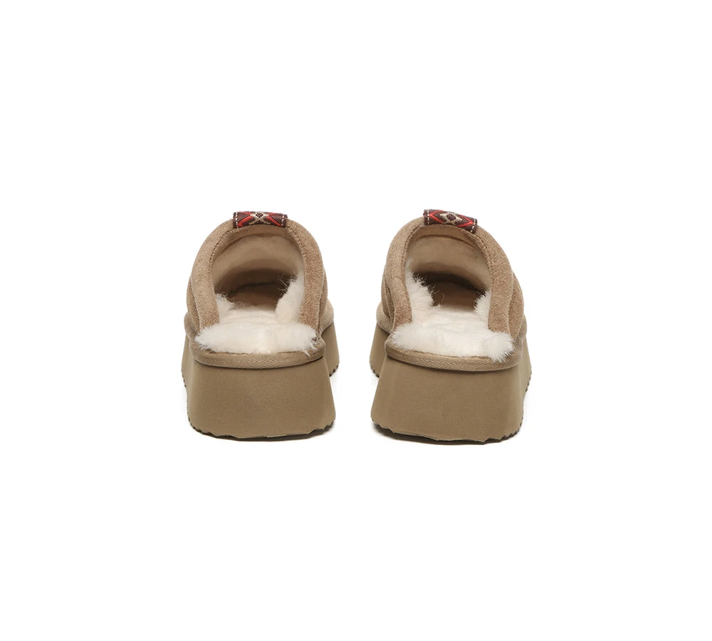 UGG Slippers Sheepskin Wool Platform Tazzy Calla 8 UGG Slippers Sheepskin Wool Platform Tazzy Calla - Image 6