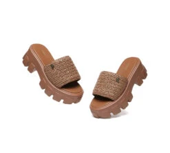 Women Woven Chunky Platform Sandals 21 Women Woven Chunky Platform Sandals -Shoe Store PF0A7546