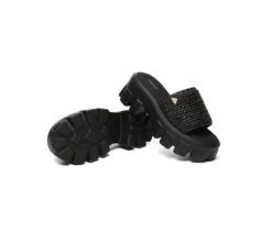 Women Woven Chunky Platform Sandals 25 Women Woven Chunky Platform Sandals -Shoe Store PF0A7565