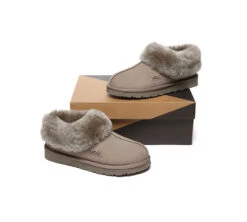UGG Slippers Sheepskin Wool Ankle Booties Homey Special 26 UGG Slippers Sheepskin Wool Ankle Booties Homey Special -Shoe Store PF0A7599
