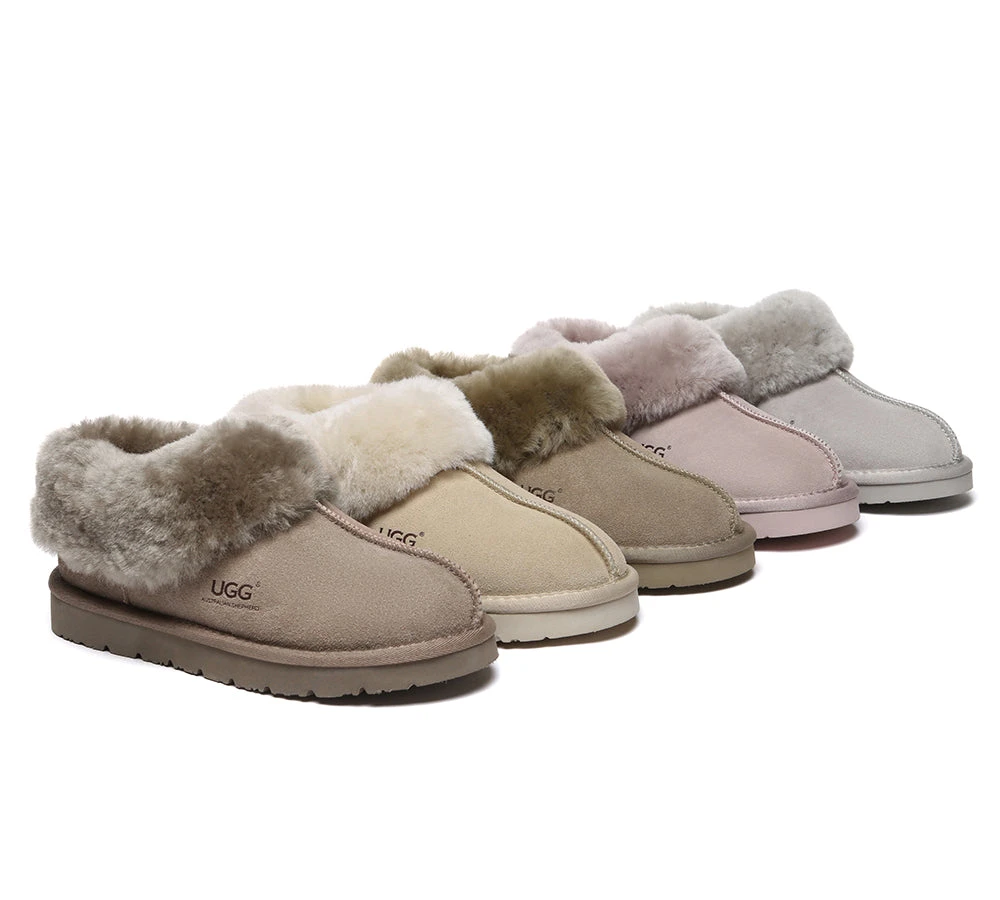UGG Slippers Sheepskin Wool Ankle Booties Homey Special 3 UGG Slippers Sheepskin Wool Ankle Booties Homey Special