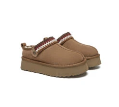 UGG Slippers Sheepskin Wool Slingback Kintted Platform Maeve 25 UGG Slippers Sheepskin Wool Slingback Kintted Platform Maeve -Shoe Store PF0A8043