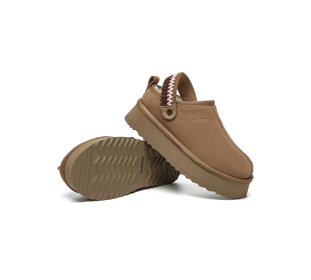 UGG Slippers Sheepskin Wool Slingback Kintted Platform Maeve 7 UGG Slippers Sheepskin Wool Slingback Kintted Platform Maeve - Image 5