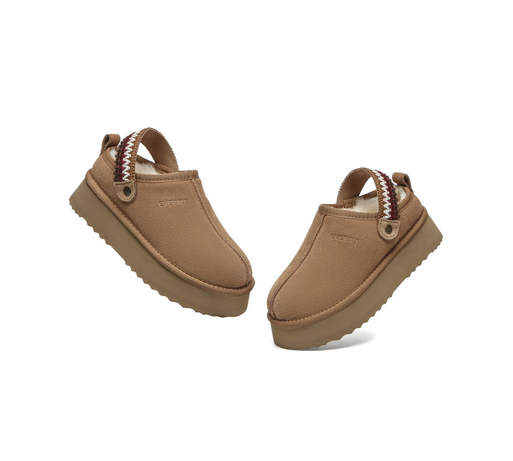 UGG Slippers Sheepskin Wool Slingback Kintted Platform Maeve 9 UGG Slippers Sheepskin Wool Slingback Kintted Platform Maeve - Image 7