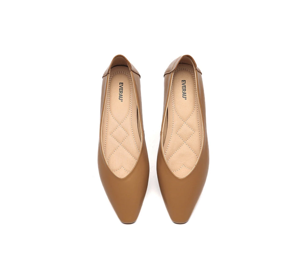 Women Leather Pointed Toe Ballet Flats Everly 16 Women Leather Pointed Toe Ballet Flats Everly - Image 14