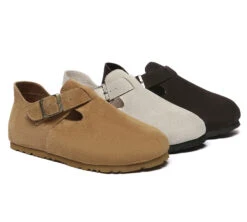 Shoe Store 47 Adjustable Buckled Straps Slip-on Flat Sandals Brooke