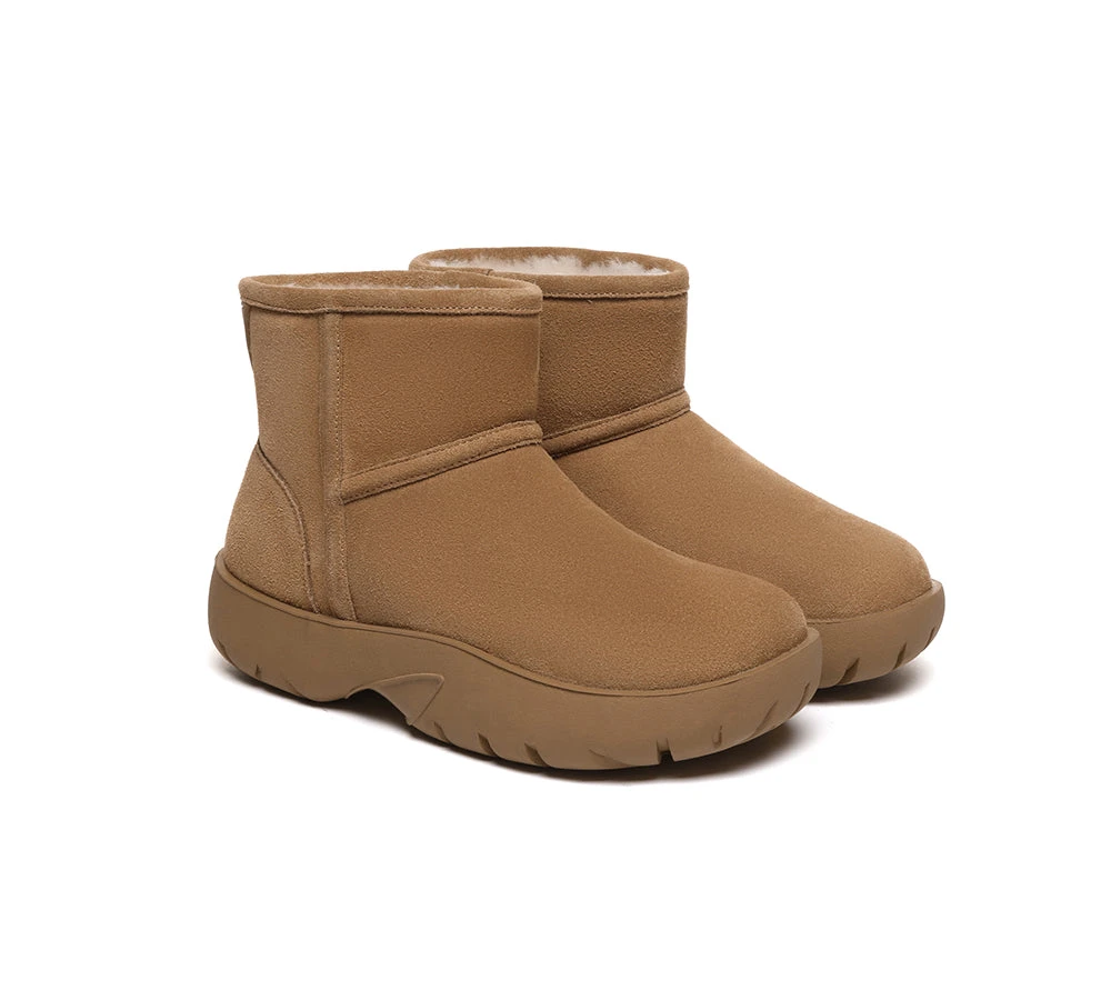 UGG Boots Sheepskin Wool Ankle Chunky Mini Classic Salma 4 UGG Boots Sheepskin Wool Ankle Chunky Mini Classic Salma - Image 2