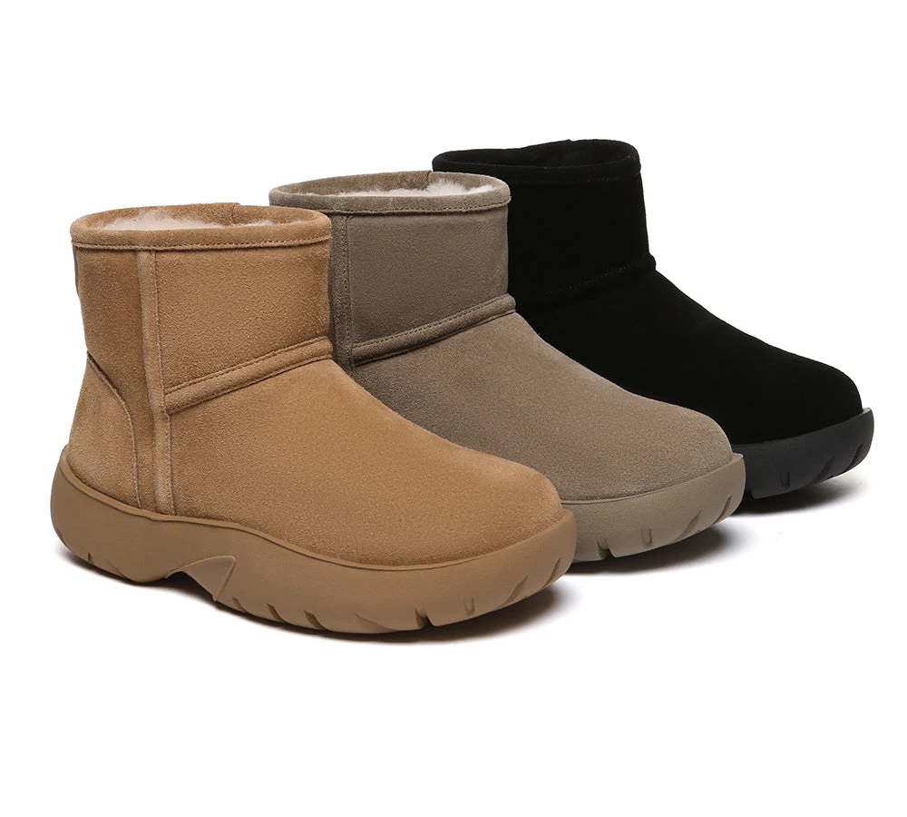 UGG Boots Sheepskin Wool Ankle Chunky Mini Classic Salma 3 UGG Boots Sheepskin Wool Ankle Chunky Mini Classic Salma