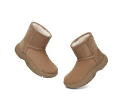 UGG Boots Sheepskin Wool Mid Calf Chunky Short Classic Salma -Shoe Store PF0A8345
