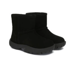 UGG Boots Sheepskin Wool Mid Calf Chunky Short Classic Salma -Shoe Store PF0A8363