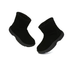 UGG Boots Sheepskin Wool Mid Calf Chunky Short Classic Salma -Shoe Store PF0A8374