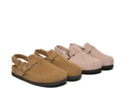 Kids Slingback Clogs With Adjustable Buckle Straps Flats Sandals