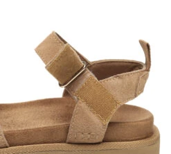 Women Adjustable Hook And Loop Slingback Summer Sandals Carla -Shoe Store PF0A8759