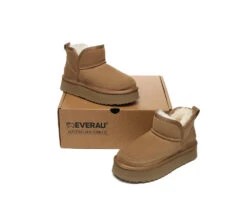 UGG Boots Sheepskin Wool Ankle Platform Vesper 26 UGG Boots Sheepskin Wool Ankle Platform Vesper -Shoe Store PF0A8760