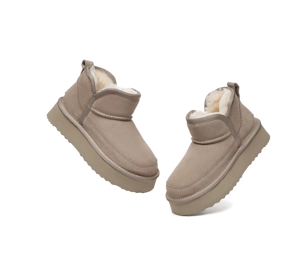 UGG Boots Sheepskin Wool Ankle Platform Vesper 14 UGG Boots Sheepskin Wool Ankle Platform Vesper - Image 12