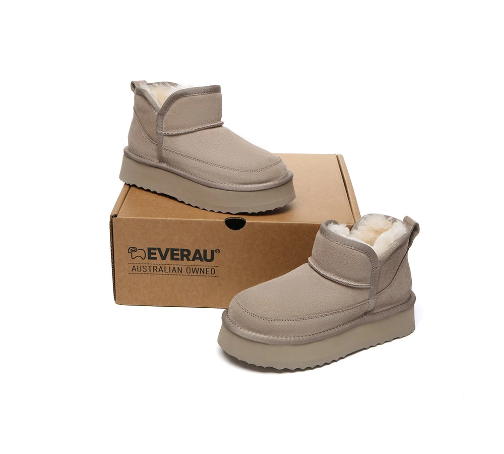 UGG Boots Sheepskin Wool Ankle Platform Vesper 13 UGG Boots Sheepskin Wool Ankle Platform Vesper - Image 11